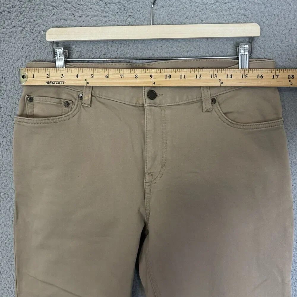 Banana Republic Pants Mens 34x32 Beige‎ Slim Fit Traveler Chino Straight Leg